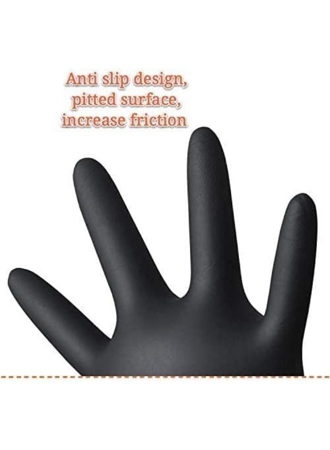 Falcon Nitrile Gloves 100 Pieces Powder Free Small Black - Image 5